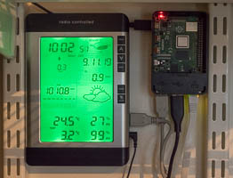 Fine Offset WN2080 + Raspberry Pi 2, Model B, Rev 1.1
